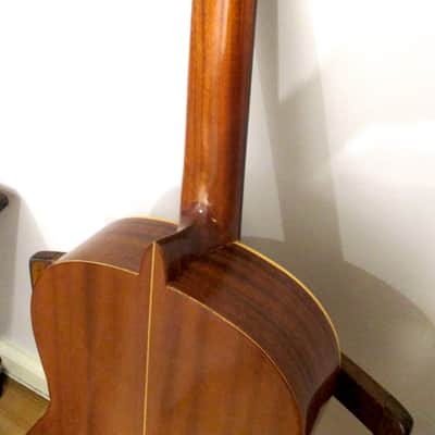 hand made solid cedar top vintage classical Spanish guitar new set up *bone nut and saddle* image 9