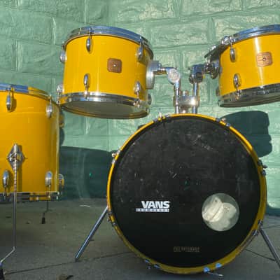 RARE! Gretsch Tony Williams Lifetime Yellow Drum Set in TWYL Yellow Lacquer image 2