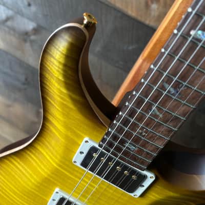 PRS DGT David Grissom Signature Wood Library Flame Maple 10 Top, Brazilian Rosewood FB - Livingston Lemondrop 410960 image 6