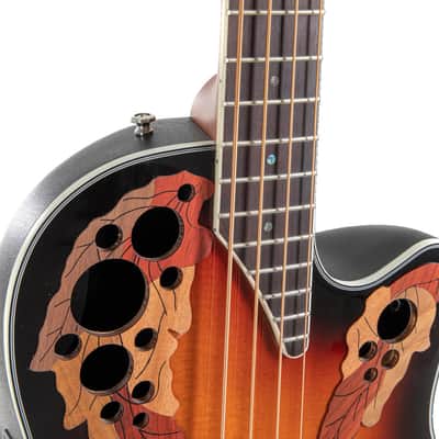 Ovation Celebrity Elite E-Acoustic Bass CEB44-1N - New England Burst (CEB44-1N-G) image 11