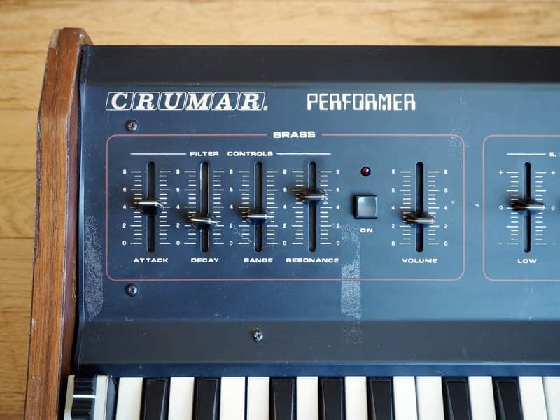 1970s Crumar Performer Vintage Analog Synthesizer Strings & Brass