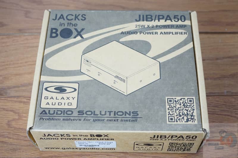 Galaxy Audio JIB PA50 Jacks in the Box Compact Stereo 25W RMS Power Amplifier image 1