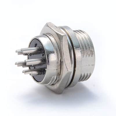NEW Male MINI XLR Panel Mount Connector - 5 PIN image 2