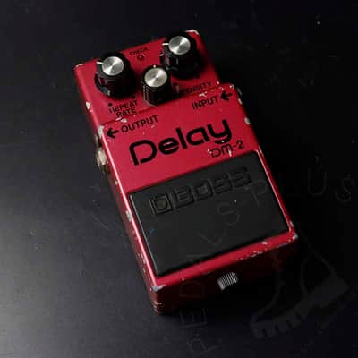 Boss Delay dm-2 vintage made in japan black logo 80's | Reverb