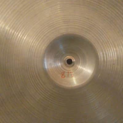 Zildjian Vintage Avedis 14 inch 813 gram lightweight crash or hi hat cymbal, 1960s - excellent! image 7
