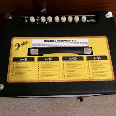 Fender Rumble 500 V3 500-Watt 2x10" Bass Combo 2015 - Present - Black image 8