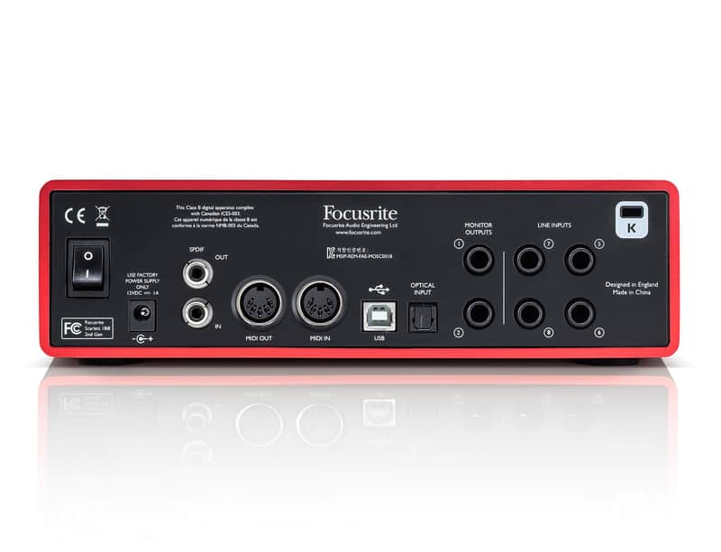 Focusrite Scarlett 18i8 2nd Gen USB Audio Interface image 2