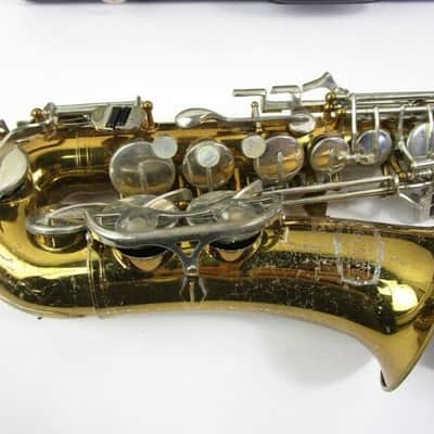 Selmer Bundy-II Alto Saxophone, USA, complete w/ Neck/MP/Case, Good Condition image 5