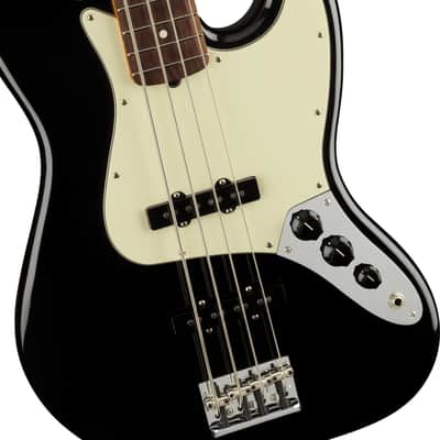 Fender - American Professional II - Jazz Bass Guitar - Rosewood Fingerboard - Black - w/ Hardshell Case image 1