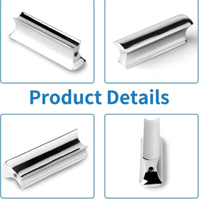 Stainless Steel Guitar Slide Tone Bar, standard Pearse Guitar Steel Bar, steel guitar slide for Electric Guitar Accessories image 4
