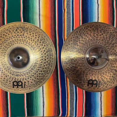 Meinl 15" Pure Alloy Custom Medium Thin Hi-Hat Cymbal (Pair) 2020 - Present - Traditional image 1