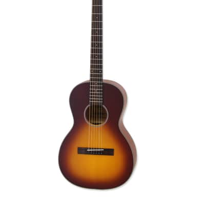 Aria ARIA-131-MTTS Vintage 100 Series Parlour, Matte Tobacco Burst, Spruce Top, New image 2