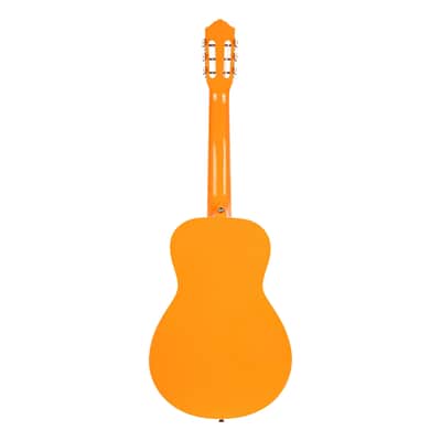 Ortega RGA-ORG Gaucho Series 4/4 Nylon String Guitar 6-String - Orange + Gig Bag image 10