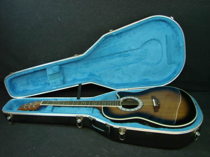 Ultra Series by Ovation Model 1528 Acoustic/Electric Shallow Back