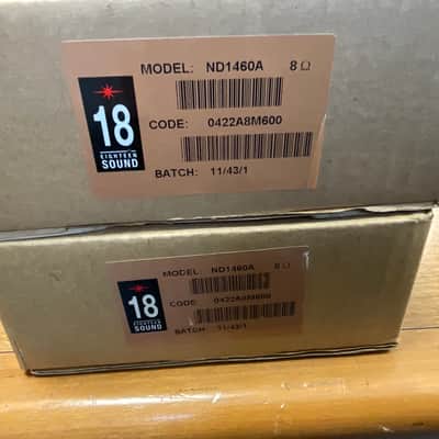 Eighteen Sound ND 1460A PAIR HI POWER DRIVER 8 hom image 19