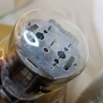 RCA 2% Tight Matched Pair (2) 2A3 AT1000 TESTED Vacuum Tubes black S plate hifi Power Triode 1936-1954 image 19