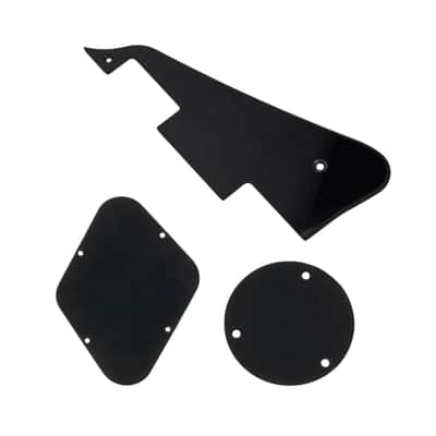 Les Paul Pickguard and Control Covers - Black image 1