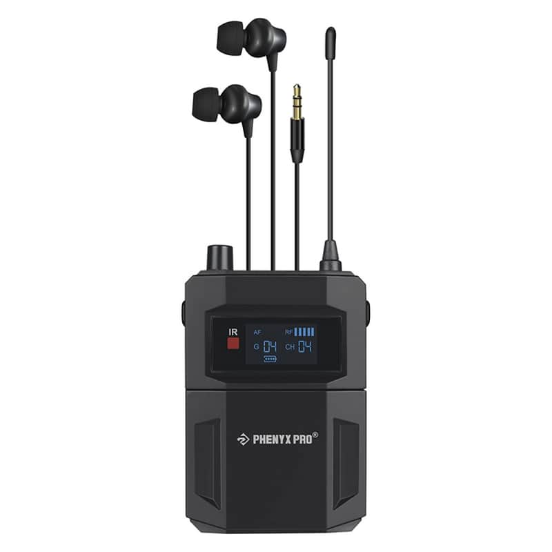 Phenyx Pro UHF MONO Wireless In Ear Monitor System Bodypack Receiver Compatible With PTM-11/PTM22 image 1