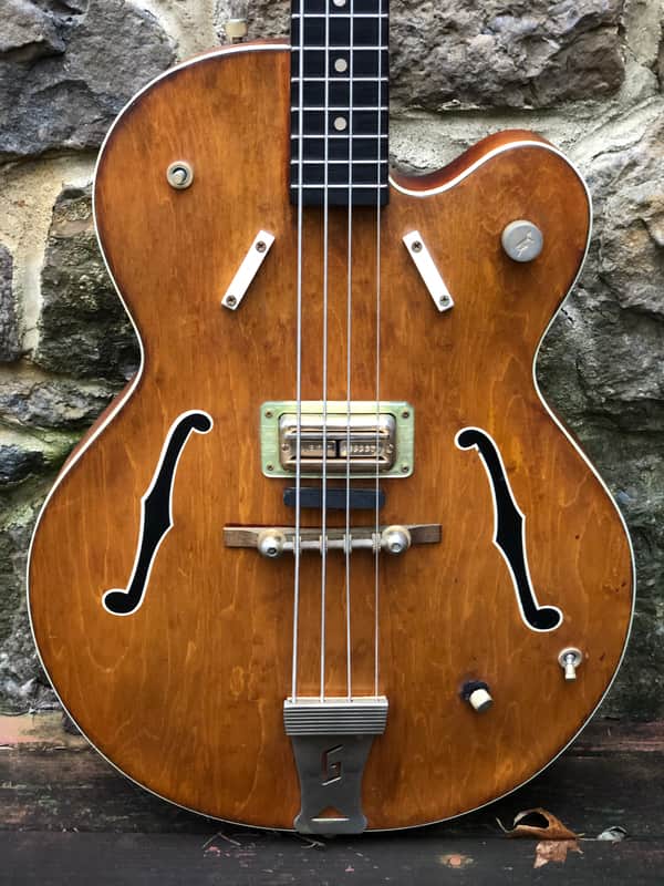 1967 Gretsch 6071 bass Peter Tork of the Monkees model image 1