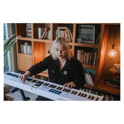 Arturia KeyLab Essential 88 Keys mk3 Piano with Custom DAW Integration, Scale Mode, Chord Mode, and Arpeggiator (White) image 6