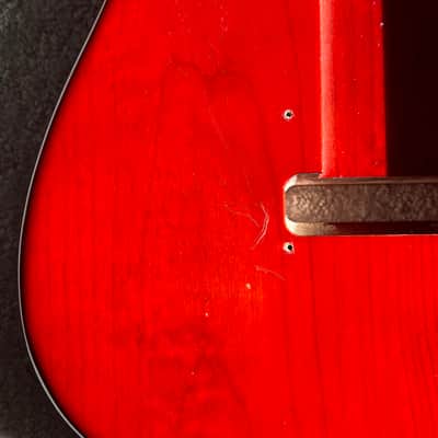 Fender Rarities Series Flame Ash Top American Original '60s Stratocaster Body Plasma Red Burst image 3