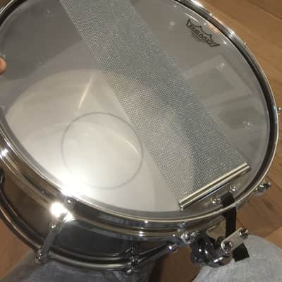 Dallas Drum 14x8 beadless black brass snare drum 2019 Beadless black brass snare drum image 3