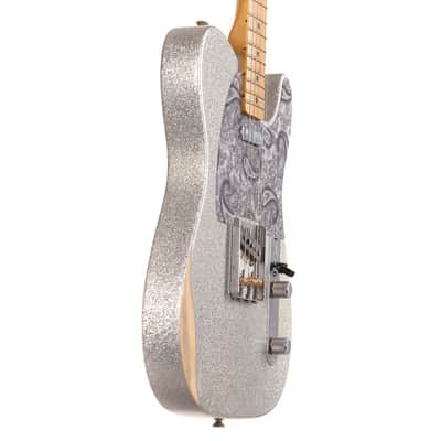 Fender Road Worn Brad Paisley Telecaster Silver Sparkle image 5