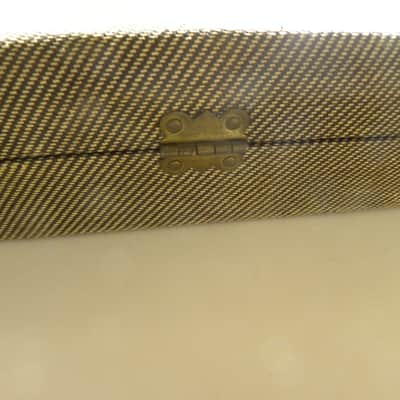 1940's lap steel hard case, Lucite handle, blue interior, EXCELLENT Condition- Magnatone image 11