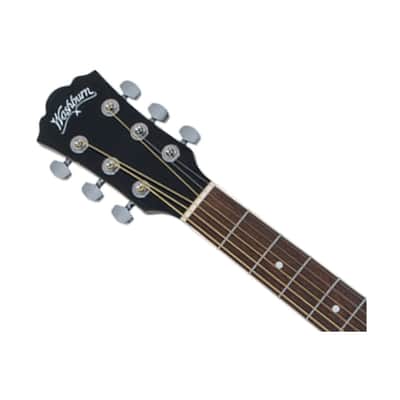 Washburn WA90CEVSB Vintage Series Dreadnought A/E Vintate Sunburst - Open Box image 4