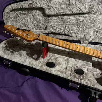 GD Guitars 2026 Super S – Black to Silver Foil Burst | HSH-86 GD Pickups Set | Roasted Flame Maple Neck | Roadrunner Case image 10