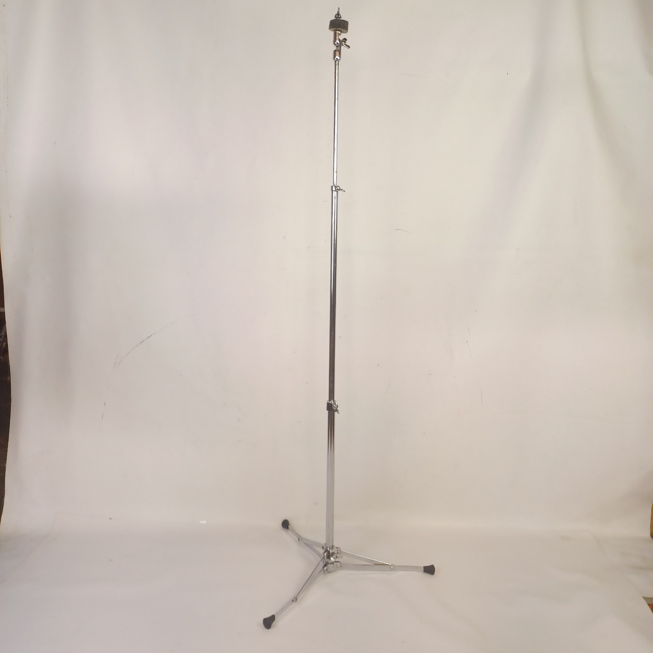 Ludwig#1400 Flat-Base Cymbal Stand Chrome Flush Crash/Ride+Slingerland Tilter US — main photograph
