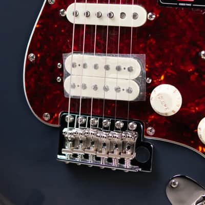 Fender American Professional Classic Stratocaster HSS Electric Guitar - Faded Black with Gig Bag image 10