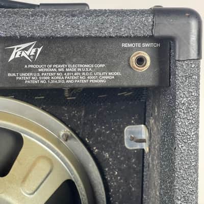 Peavey Vintage Audition 110 25-Watt 1x10" Guitar Combo 1980s - Black with Blue Stripe image 7