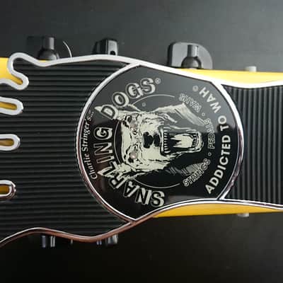Boxed, As New - Snarling Dogs Mold Spore Wah Ring Modulator 1990s Wha - Yellow image 2
