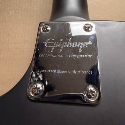 Epiphone Special Model Limited Edition Electric Guitar – Matte Black – Used – Good Condition – Tested image 3