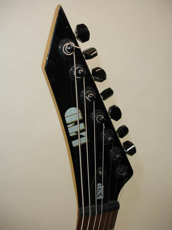 ESP LTD M-107 7-String Electric Guitar - Black | Reverb