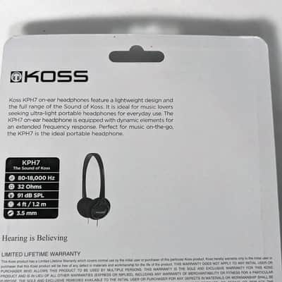 Brand New Koss KPH7 Lightweight On Ear Portable Headphones Adjustable Headband image 6