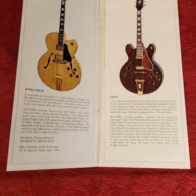 Gibson Thin-Electric Acoustic Catalog 1970 image 2
