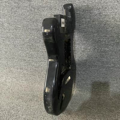 Black Left Handed Guitar Strat Style Basswood Body image 3