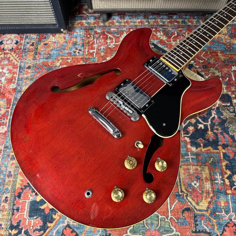 Yamaha SA700 Semi Hollowbody ES335 Type Persimmon Red 1979 image 1