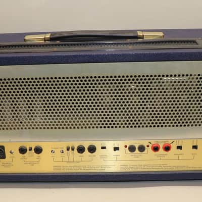 Marshall 6100 30th Anniversary 1962-1992 Blue Tolex Guitar Amp Head 3-Channel 100 Watt EL34 image 8