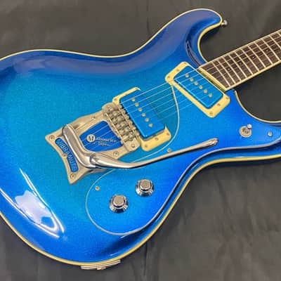 Mosrite Super Custom SC-63 326S 2010年代 Metallic Blue Electric Guitar image 2