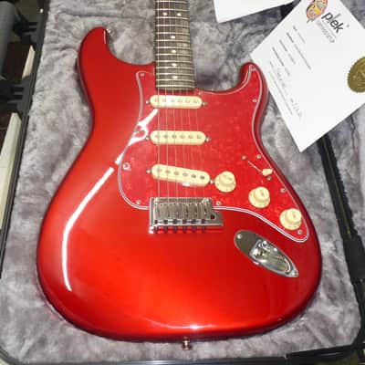 Fender Mod Stratocaster w/Case 2020 - Red : ** PLEK Virtual Fret Dress ** image 3