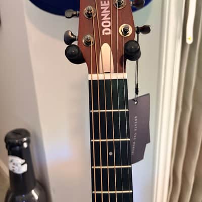 Donner Rising-G2 2026 - Wine Red 38" Carbon/Wood Acoustic Electric Guitar image 4