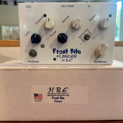 Homebrew Electronics HBE Frost Bite Flanger – Handwired #14/18 by Joel Weaver – Mint w/ Box & PSU – RARE BBD Analog image 2