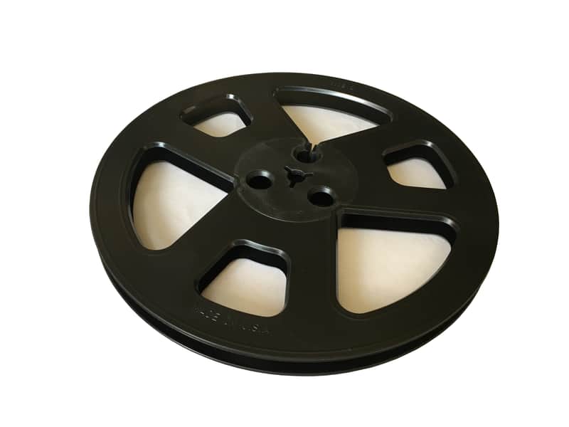 RoXdon Black Plastic 7" Tape Spool for 1/4 inch Reel to Reel Tape image 1