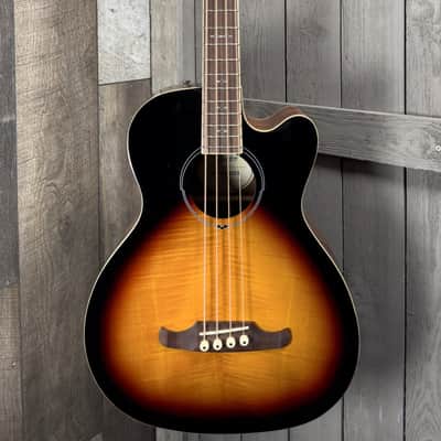 Fender FA-450CE Bass, Laurel Fingerboard, 3-Color Sunburst Acoustic Bass Guitar 0971443032 image 1
