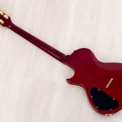 1998 Gibson Nighthawk Custom CST-2 Fireburst Flame Top, Near-Mint w/ Case & Tags, Yamano image 13