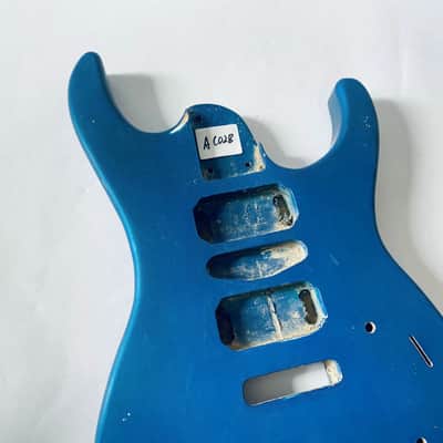 HSH Blue Basswood Guitar Body DIY Project image 2