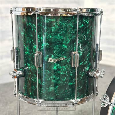 Rogers Tower 3pc Drum Set Green Marine Pearl 20/12/14 image 3